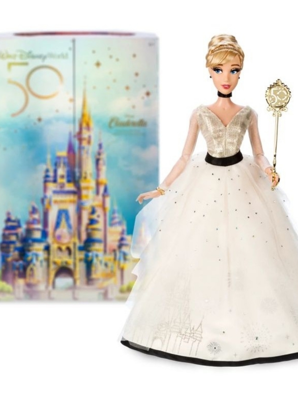 Walt Disney World Designer 50th Anniversary Cinderella LE Collectible Doll *NIB*